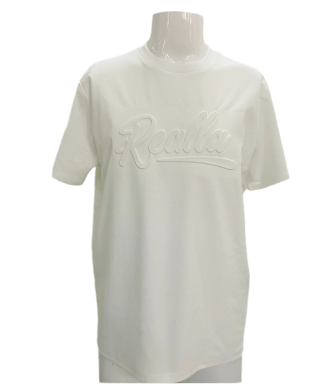 REALLA WHITE EMBOSSED T -SHIRT