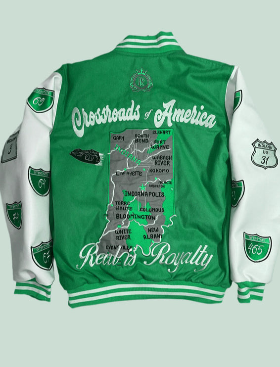 Realla Green Varsity jacket