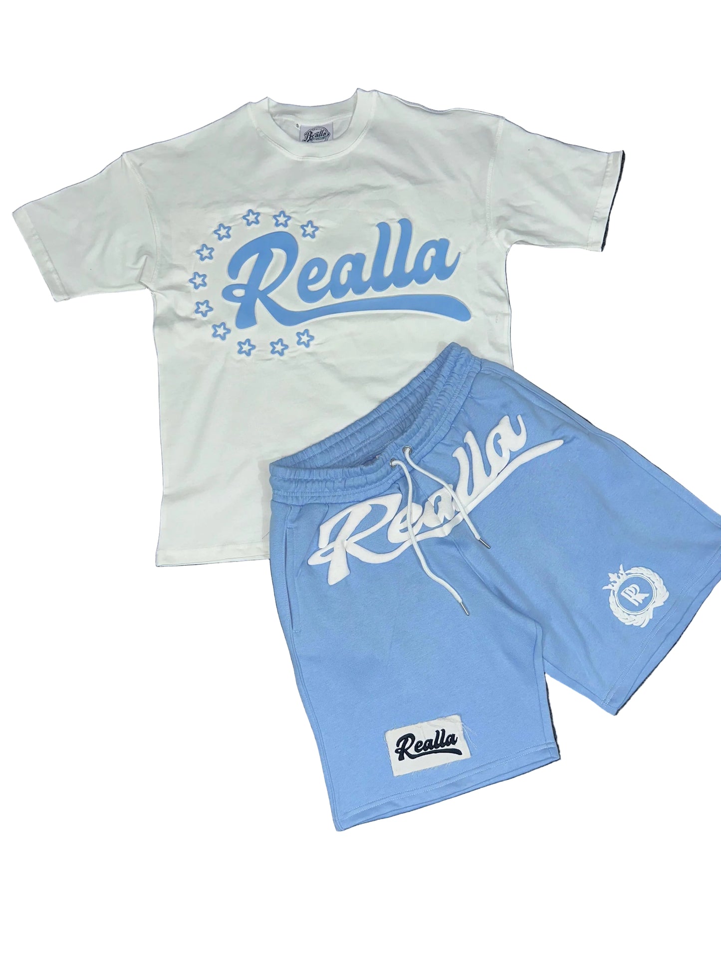 Realla Baby blue short set