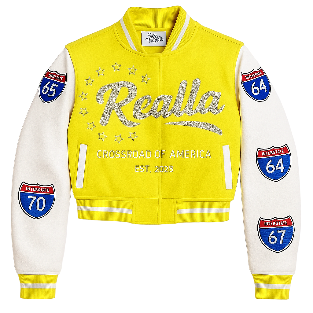Realla Yellow crop Varsity