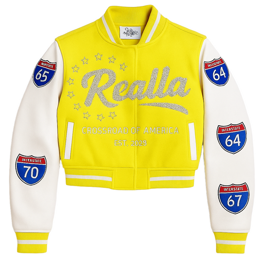 Realla Yellow crop Varsity