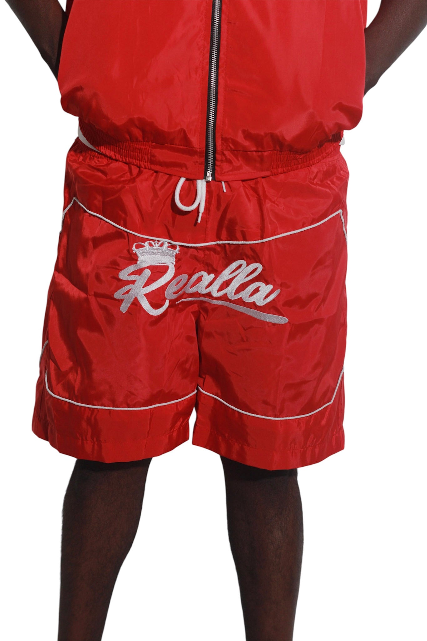 Realla red short set