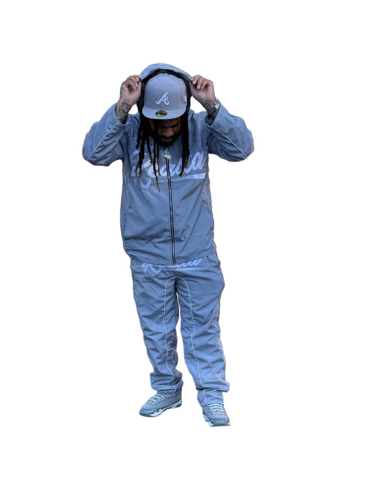 Realla Grey windbreaker track suit